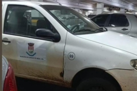 Servidor é flagrado com veículo oficial em supermercado; caso será apurado