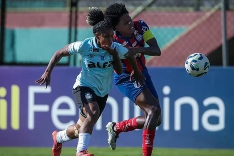 Grêmio perde para o Bahia e é o primeiro time gaúcho a ser eliminado da Copa do Brasil Feminina