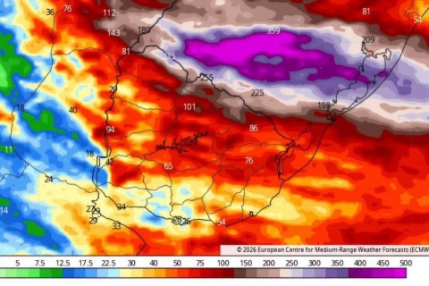 Meteorologia alerta para temporais nesta semana no Vale do Taquari