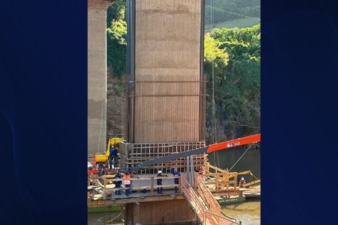 EGR trabalha para liberar totalmente a ponte da Barra do Guaporé, entre Encantado e Muçum, até 30 de setembro