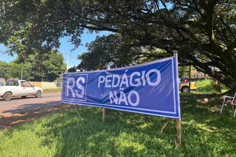 Movimento "RS Pedágios Não" promove protesto em Lajeado neste sábado