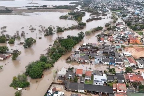 Aumenta para 46 o número de cidades do RS com danos causados pela chuva