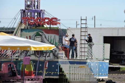 Equipamento precário e sem a documentação necessária, diz delegada sobre brinquedo que caiu em Guaíba