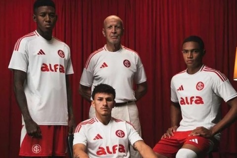 Inter lança novo uniforme branco para 2025 com homenagem a ídolo e referência ao título de 1975
